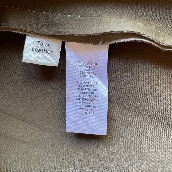 Vegan Leather Shirt Jacket - Truth by Republic - Picture 6 of 6